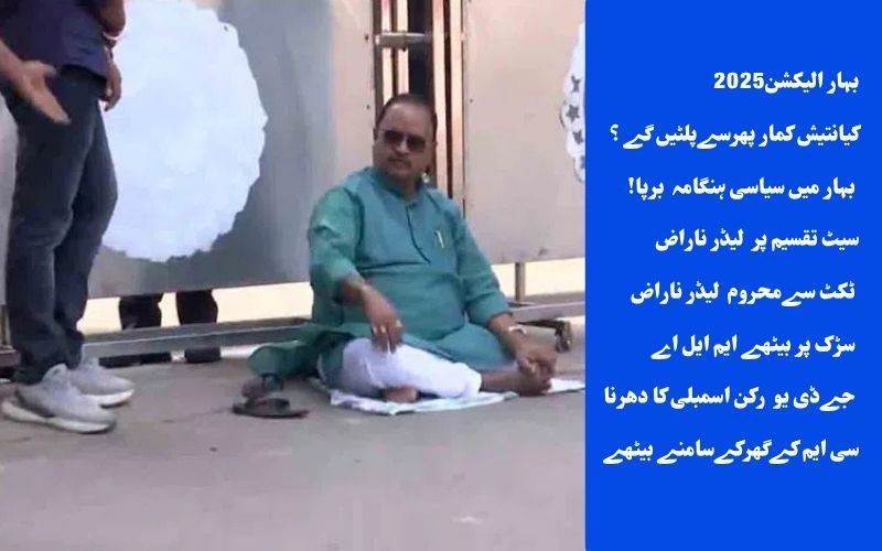   این ڈی اے میں سیٹوں کی تقسیم  پر جے ڈی یو میں ناراض گیاں